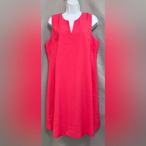 J‎ Crew Resume Dress Linen Blend Pink  Sheath Mini Office Work Sz 14 NWT